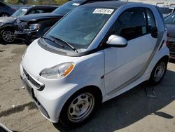 Salvage cars for sale from Copart Martinez, CA: 2015 Smart Fortwo Pure