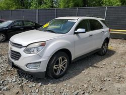 Chevrolet salvage cars for sale: 2017 Chevrolet Equinox Premier