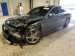 Salvage cars for sale from Copart Bowmanville, ON: 2015 Mercedes-Benz C 300 4matic
