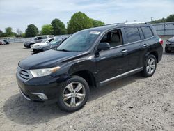 Salvage cars for sale at Mocksville, NC auction: 2013 Toyota Highlander Limited