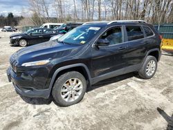 Vehiculos salvage en venta de Copart Candia, NH: 2015 Jeep Cherokee Limited