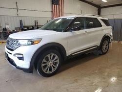 Salvage cars for sale at San Antonio, TX auction: 2022 Ford Explorer Limited