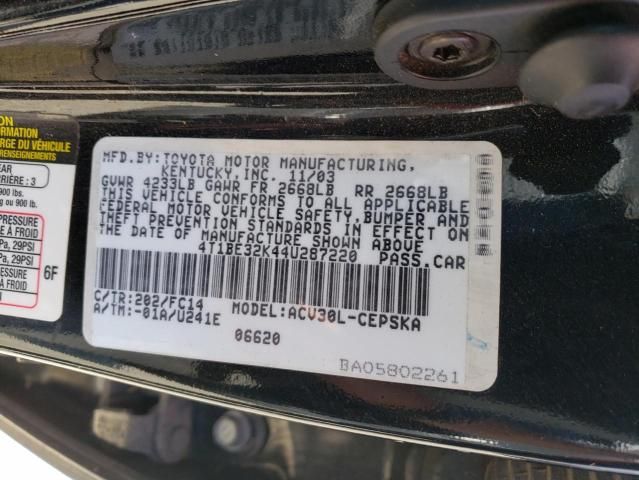 2004 Toyota Camry LE