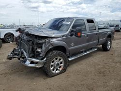 Salvage cars for sale at Brighton, CO auction: 2012 Ford F350 Super Duty