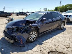 Salvage cars for sale at Oklahoma City, OK auction: 2021 Toyota Camry LE