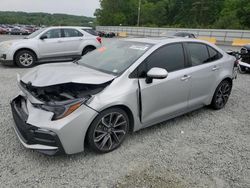 Salvage cars for sale from Copart Concord, NC: 2020 Toyota Corolla XSE