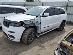 Jeep salvage cars for sale: 2020 Jeep Grand Cherokee Overland