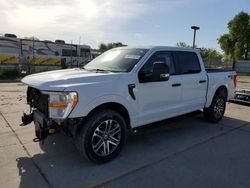 Salvage cars for sale at Sacramento, CA auction: 2022 Ford F150 Supercrew