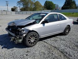 Salvage cars for sale from Copart Gastonia, NC: 2005 Honda Civic LX