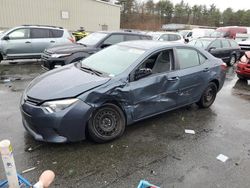 Salvage cars for sale from Copart Exeter, RI: 2016 Toyota Corolla L