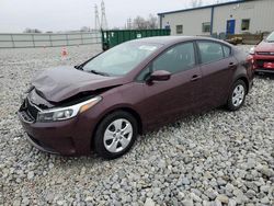 Salvage cars for sale at Barberton, OH auction: 2017 KIA Forte LX