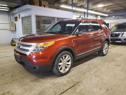 Salvage cars for sale from Copart Wheeling, IL: 2014 Ford Explorer XLT