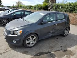 Chevrolet Sonic Vehiculos salvage en venta: 2015 Chevrolet Sonic LTZ