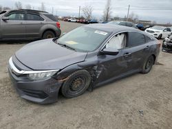 Honda Civic LX salvage cars for sale: 2016 Honda Civic LX