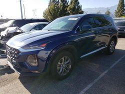 Salvage cars for sale from Copart Rancho Cucamonga, CA: 2019 Hyundai Santa FE SEL
