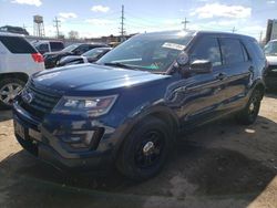 Salvage cars for sale from Copart Chicago Heights, IL: 2016 Ford Explorer Police Interceptor