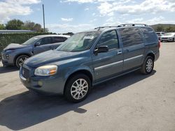 Salvage cars for sale at Orlando, FL auction: 2006 Buick Terraza CXL