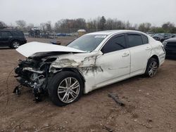 Salvage cars for sale from Copart Chalfont, PA: 2011 Infiniti G37