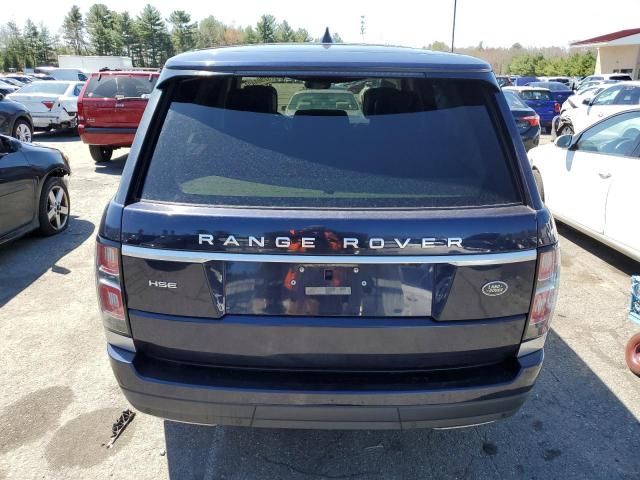 2018 Land Rover Range Rover HSE