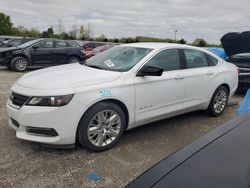 Salvage cars for sale from Copart Indianapolis, IN: 2019 Chevrolet Impala LS