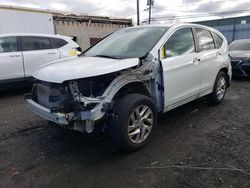 Salvage cars for sale at New Britain, CT auction: 2015 Honda CR-V EX