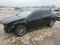 Salvage cars for sale at Kansas City, KS auction: 2015 Toyota Camry LE