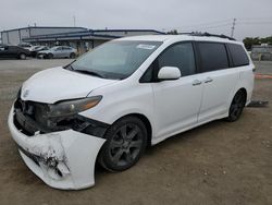 Salvage cars for sale from Copart San Diego, CA: 2016 Toyota Sienna SE