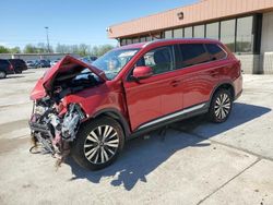 Salvage cars for sale at Fort Wayne, IN auction: 2019 Mitsubishi Outlander SE