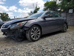 Honda Accord Sport Vehiculos salvage en venta: 2015 Honda Accord Sport