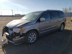 Salvage cars for sale at Greenwood, NE auction: 2016 Chrysler Town & Country Limited Platinum