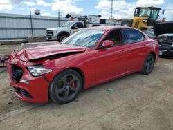 Salvage cars for sale at Chicago Heights, IL auction: 2017 Alfa Romeo Giulia Q4
