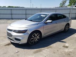 Salvage cars for sale from Copart Dunn, NC: 2016 Chevrolet Malibu LT