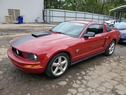 Salvage cars for sale from Copart Austell, GA: 2009 Ford Mustang