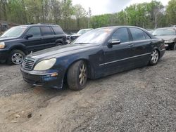 Mercedes-Benz S 430 4matic salvage cars for sale: 2003 Mercedes-Benz S 430 4matic