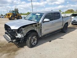 Salvage cars for sale from Copart Miami, FL: 2018 Toyota Tacoma Double Cab