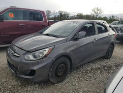 Salvage cars for sale at Des Moines, IA auction: 2014 Hyundai Accent GLS