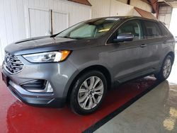 Salvage cars for sale at Angola, NY auction: 2022 Ford Edge Titanium