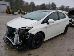 Salvage cars for sale at Mendon, MA auction: 2014 Toyota Prius