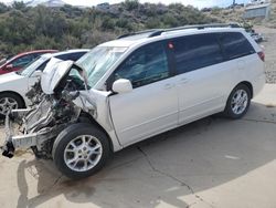 Salvage cars for sale from Copart Reno, NV: 2005 Toyota Sienna XLE