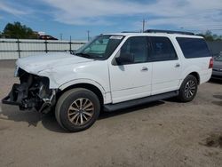 Ford Expedition salvage cars for sale: 2017 Ford Expedition EL XLT