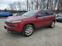 Jeep salvage cars for sale: 2016 Jeep Cherokee Limited