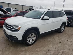 Salvage cars for sale at Haslet, TX auction: 2018 Volkswagen Atlas SE