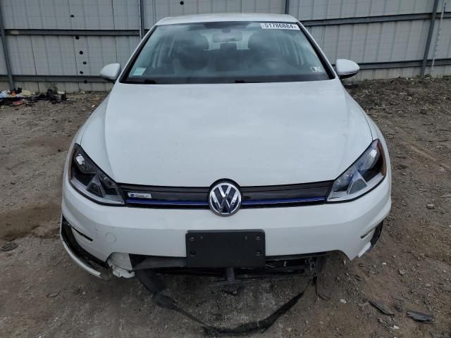 2016 Volkswagen E-GOLF SE