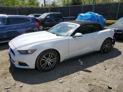 Salvage cars for sale at Waldorf, MD auction: 2016 Ford Mustang