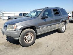 Salvage cars for sale from Copart Bakersfield, CA: 2002 Jeep Grand Cherokee Laredo