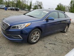 Salvage cars for sale at Baltimore, MD auction: 2017 Hyundai Sonata SE