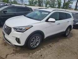2017 Hyundai Santa FE SE en venta en Bridgeton, MO