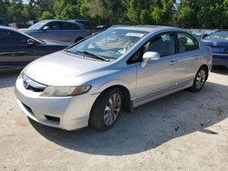 Salvage cars for sale at Ocala, FL auction: 2010 Honda Civic EXL