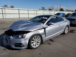 Salvage cars for sale from Copart Littleton, CO: 2018 Audi A5 Premium Plus