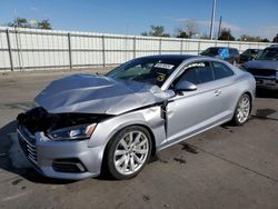 Salvage cars for sale at Littleton, CO auction: 2018 Audi A5 Premium Plus